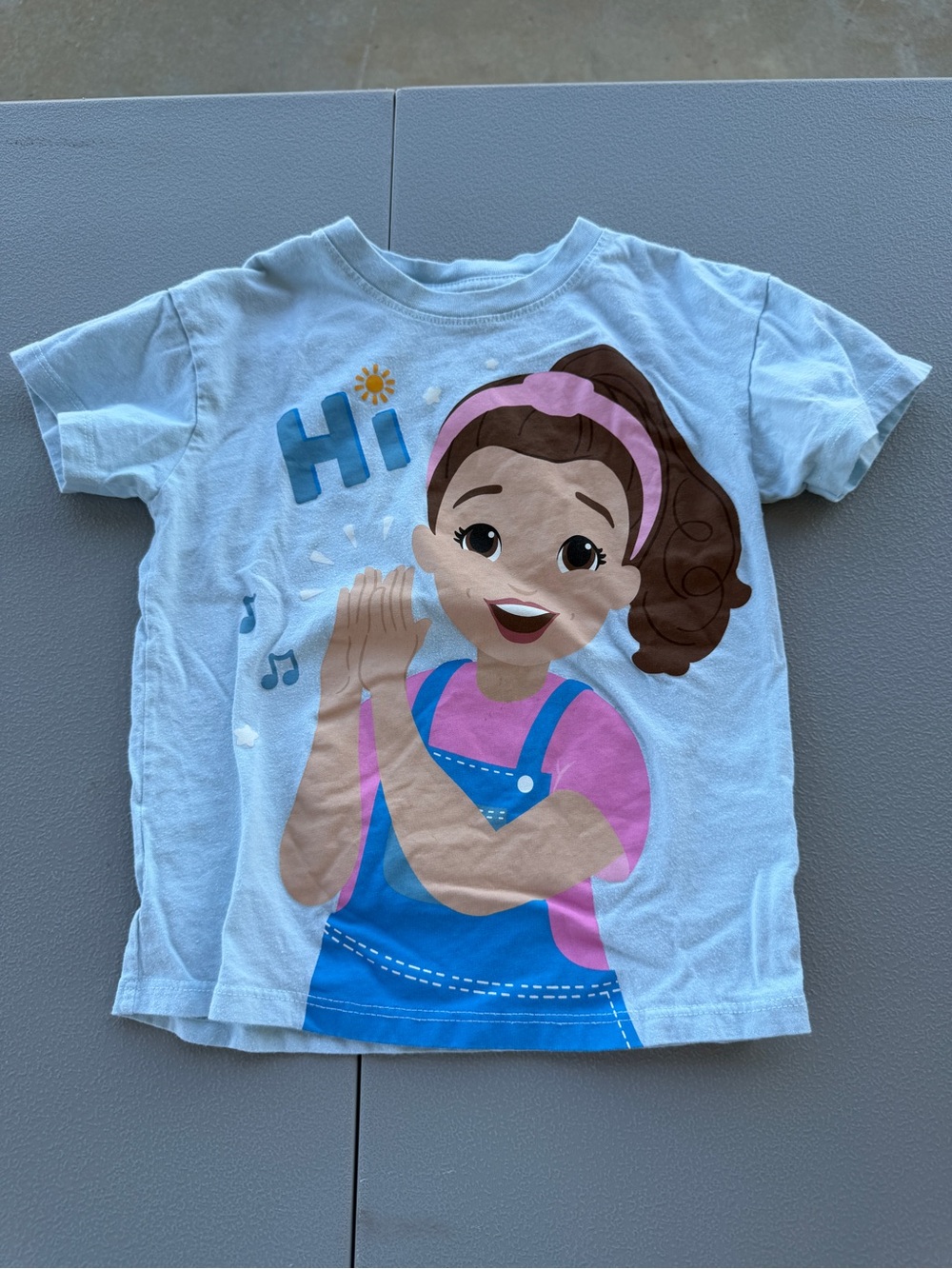 Rachel Light Blue Crewneck T-Shirt